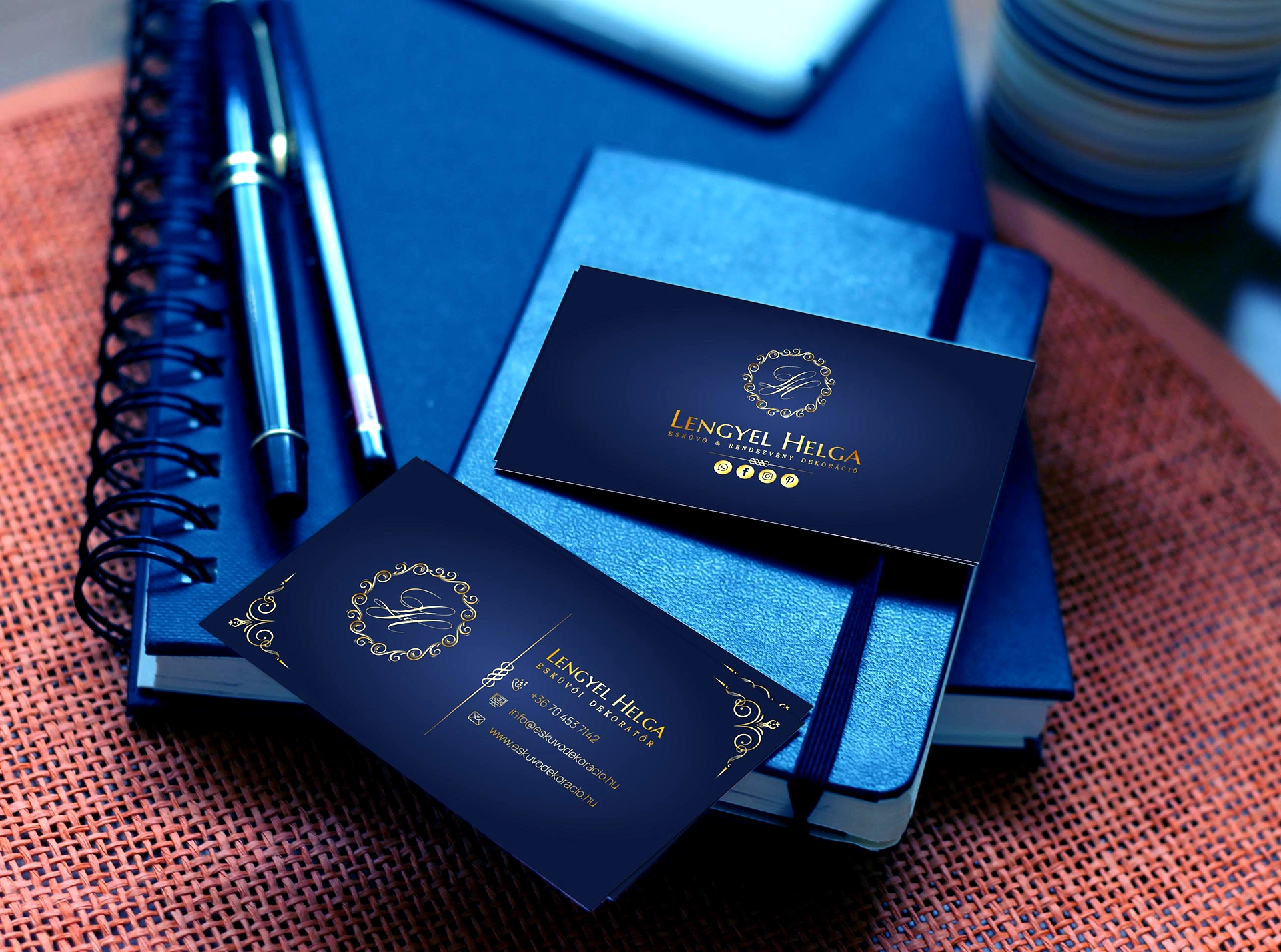 Esküvői dekoráció branding - WebDude