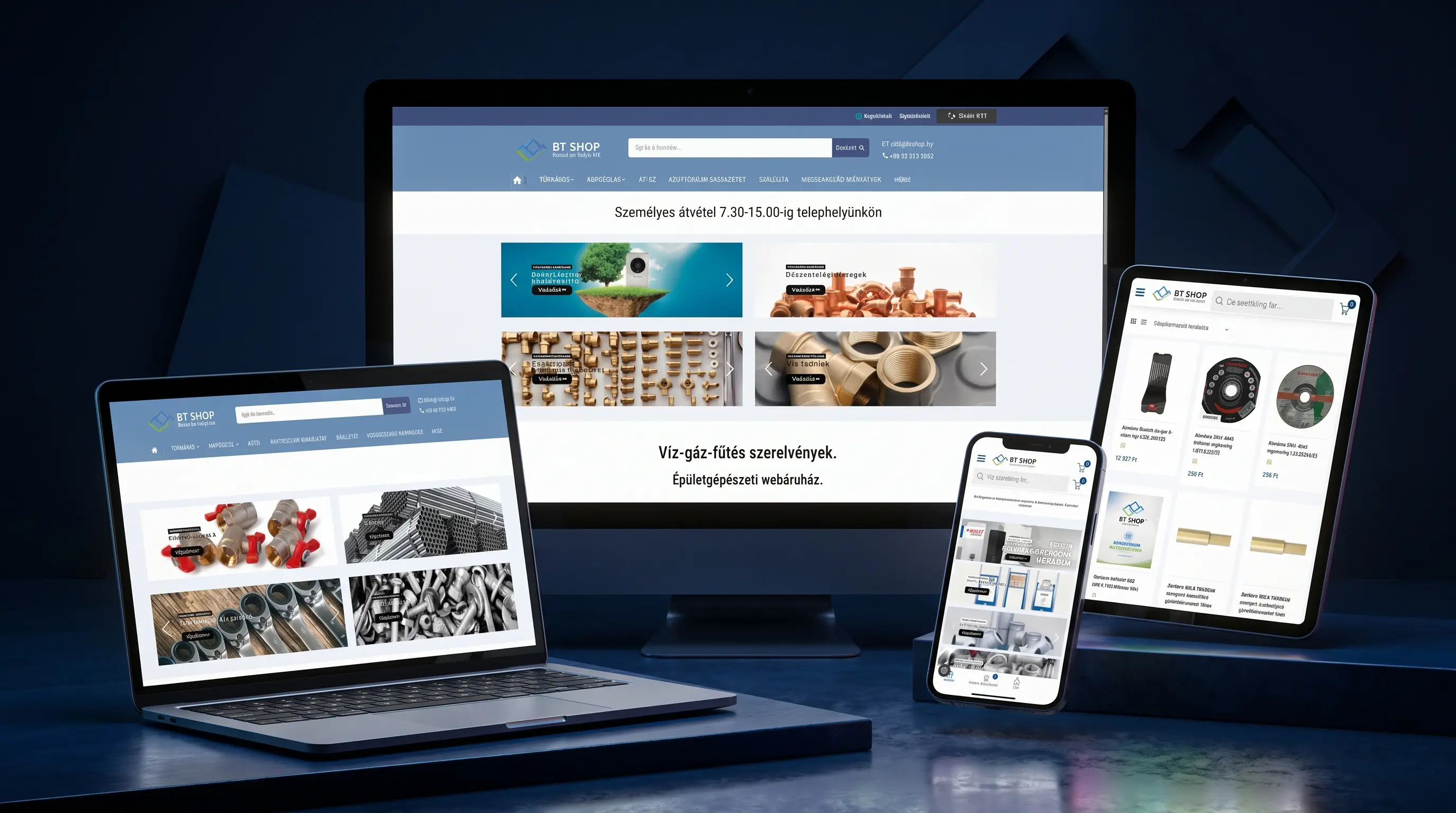 Webshop újratervezés — +40% konverzió