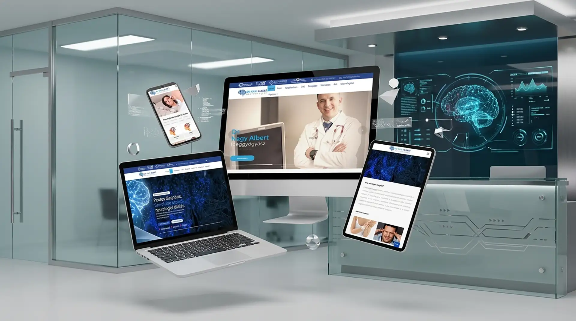 Dr. Nagy Albert – Neurológus Digitális Megjelenés és Internetes Fizetési Rendszer